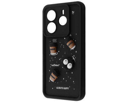 Чохол Pretty Things Case Xiaomi Redmi Note 14 Pro 4G black/coffee 2003000227277