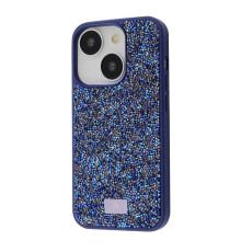 Чохол Bling World Rock Diamond (TPU) iPhone 15 blue titanium