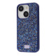 Чохол Bling World Rock Diamond (TPU) iPhone 15 blue titanium