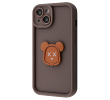 Чохол Pretty Case iPhone 15 bear/brown