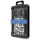 Чохол Kajsa Leopard Pattern with Magnetic Ring iPhone 17 Pro gray 2003000276121