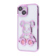 Чохол Shining Bear Case iPhone 15 rose gold