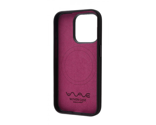 Чохол WAVE Premium Woven Case with Magnetic Ring iPhone 15 Pro pacific blue 2001001749118