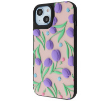 Чохол WAVE Doodle Case iPhone 15 flowers 2003000243253