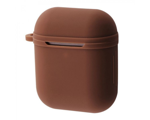 Чохол Silicone Shock-proof case for Airpods 1/2 brown 2001000431656