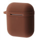 Чохол Silicone Shock-proof case for Airpods 1/2 brown 2001000431656
