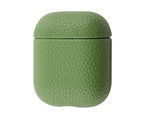 Чохол Leather Case AirPods 1/2 olive 2001001952082