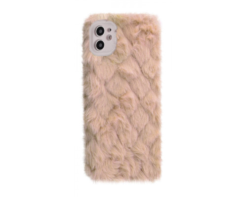 Чохол Fluffy Love Case iPhone 12 pink sand 2001001749286