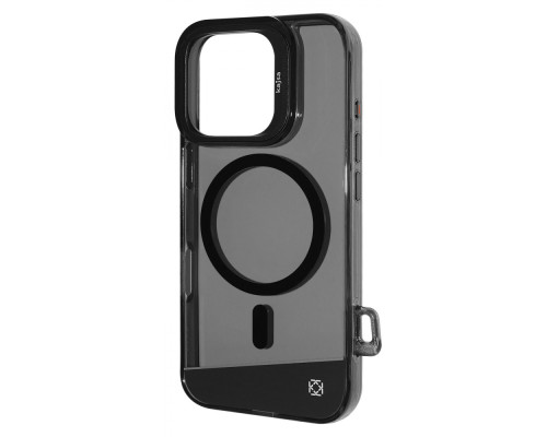 Чохол Kajsa Aluminium Shield with Magnetic Ring iPhone 16 Pro black smoke 2003000170764