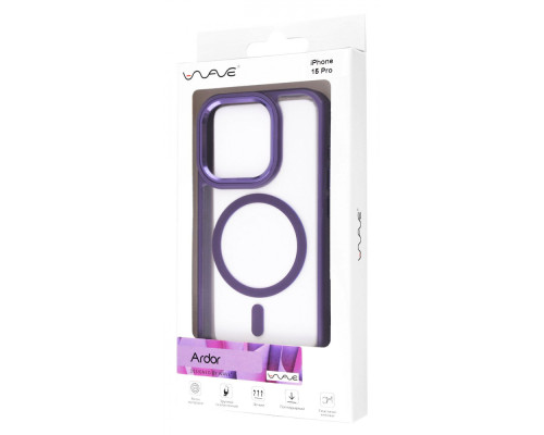 Чохол WAVE Ardor Case with Magnetic Ring iPhone 15 Pro gray 2001001796631