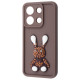 Чохол Pretty Things Case Xiaomi Redmi Note 13 4G brown/rabbit