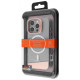 Чохол Kajsa Aluminium Shield with Magnetic Ring iPhone 16 Pro black smoke 2003000170764