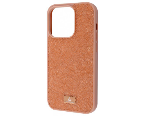 Чохол Bling World Rock Diamond (TPU) iPhone 14 Pro Max champain