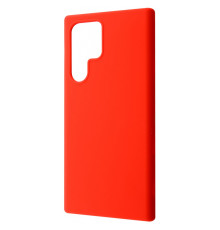 Чохол WAVE Full Silicone Cover Samsung Galaxy S22 Ultra red