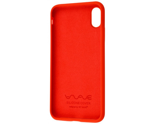 Чохол WAVE Full Silicone Cover iPhone Xs Max red