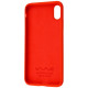 Чохол WAVE Full Silicone Cover iPhone Xs Max red