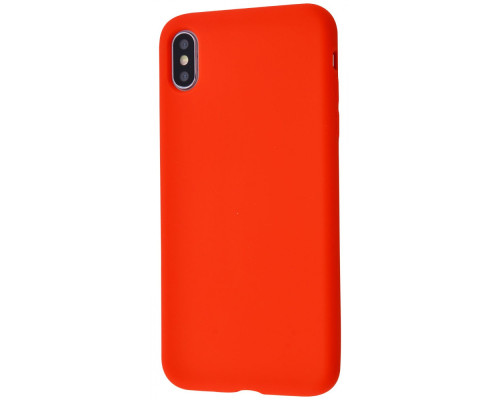 Чохол WAVE Full Silicone Cover iPhone Xs Max red