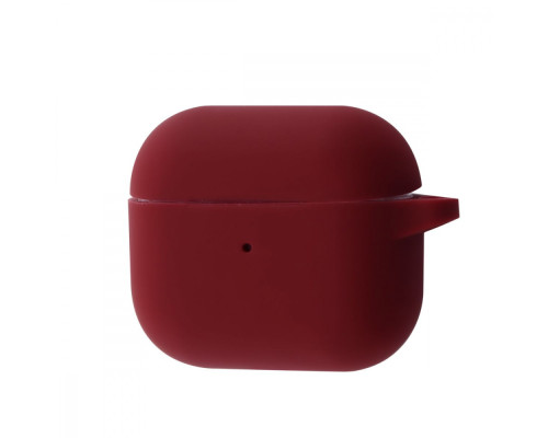 Чохол Silicone Case New for AirPods 3 bordo