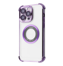 Чохол Glossy Case with Magnetic Ring iPhone 13 Pro Max purple