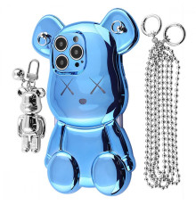 Чохол Teddy Bear Case with Strap iPhone 15 Pro Max sierra blue 2001001958510