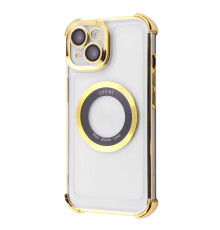 Чохол Glossy Case with Magnetic Ring iPhone 13 gold