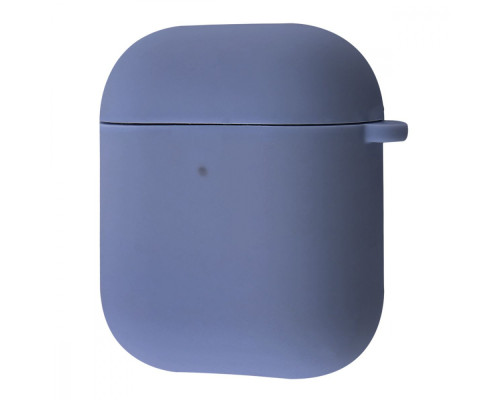 Чохол Silicone Case Full for AirPods 1/2 lavender gray