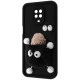 Чохол Pretty Things Case Xiaomi Redmi Note 9S/Note 9 Pro black/fluffy black