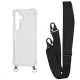 Чохол WAVE Clear Case with Strap Samsung Galaxy A35 black