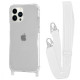 Чохол WAVE Clear Case with Strap iPhone 15 Pro Max white