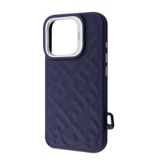 Чохол Kajsa Rhombus Collection with Magnetic Ring iPhone 16 Pro Max blue 2003000171334
