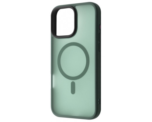 Чохол WAVE Matte Insane Case with Magnetic Ring iPhone 16 Pro green