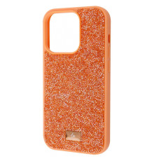 Чохол Bling World Rock Diamond (TPU) iPhone 14 Pro sunset gold