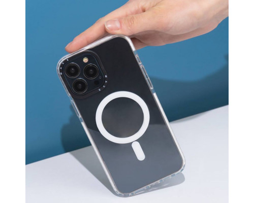 Чохол WAVE Clear Case Side with Magnetic Ring iPhone 15 Plus black 2001001915605