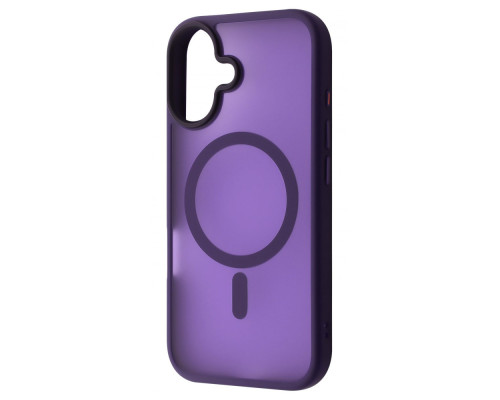 Чохол WAVE Matte Insane Case with Magnetic Ring iPhone 16 Plus deep purple