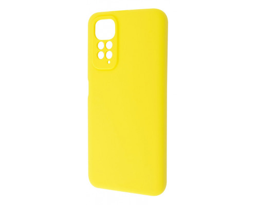 Чохол WAVE Full Silicone Cover Xiaomi Redmi Note 11 4G/Redmi Note 11S yellow