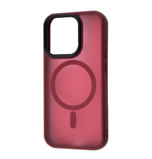 Чохол WAVE Matte Insane Case with Magnetic Ring iPhone 15 Pro dark red 2001001421625