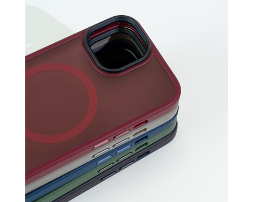 Чохол WAVE Matte Insane Case with Magnetic Ring iPhone 15 Pro dark red 2001001421625
