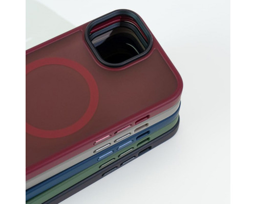 Чохол WAVE Matte Insane Case with Magnetic Ring iPhone 15 Pro dark red 2001001421625