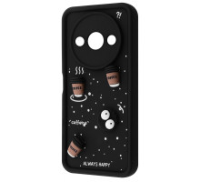 Чохол Pretty Things Case Xiaomi Redmi A3 black/coffee