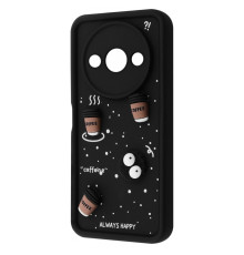 Чохол Pretty Things Case Xiaomi Redmi A3 black/coffee