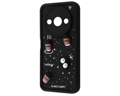 Чохол Pretty Things Case Xiaomi Redmi A3 black/coffee