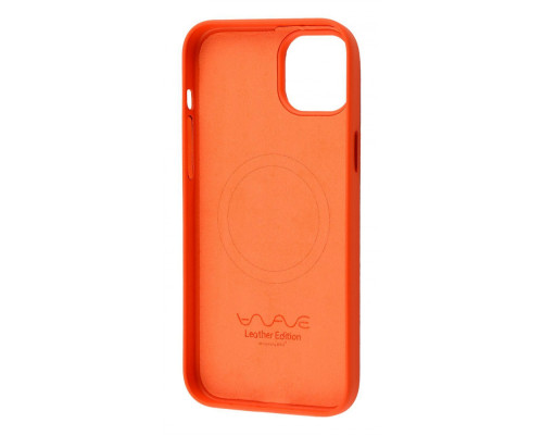 Чохол WAVE Premium Leather Edition Case with Magnetic Ring iPhone 15 Plus forest green 2001001446208