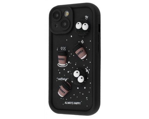 Чохол Pretty Things Case iPhone 14 black/coffee