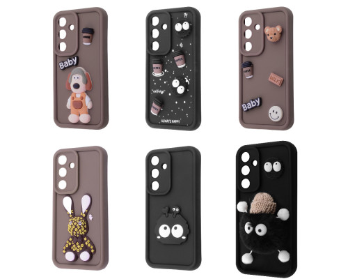 Чохол Pretty Things Case Samsung Galaxy A24 4G brown/fluffy white