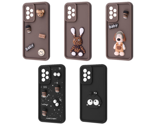 Чохол Pretty Things Case Samsung Galaxy A32 (A325F) brown/fluffy white 2003000218657