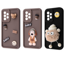 Чохол Pretty Things Case Samsung Galaxy A52 (A525F) brown/fluffy white