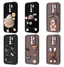 Чохол Pretty Things Case Xiaomi Redmi 9 brown/fluffy white 2003000225402