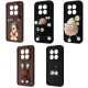 Чохол Pretty Things Case Xiaomi Redmi Note 14 Pro 5G/Poco X7 brown/fluffy white