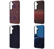 Чохол WAVE Gleam Case with Magnetic Ring Samsung Galaxy S25 blue stripes 2003000252613