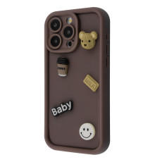 Чохол Pretty Things Case iPhone 12 Pro Max brown/bear
